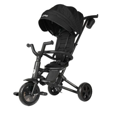 N00003160_001 7290116961057 Tricicleta ultrapliabila, Qplay Nova Niello, Negru