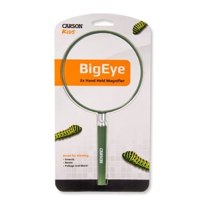 Lupa cu lentila mare si marire 2x, Carson, BigEye