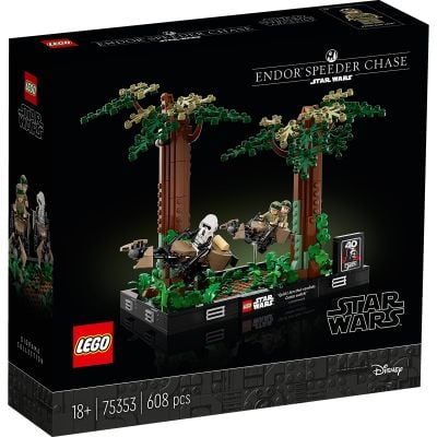 N00075353_001w 5702017421377 LEGO® Star Wars - Diorama Urmarire cu speederul pe Endor™ (75353)