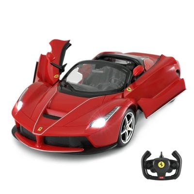 75800_001w 6930751313262 Masinuta cu telecomanda Rastar Ferrari LaFerrari Aperta, 1:14, Rosu