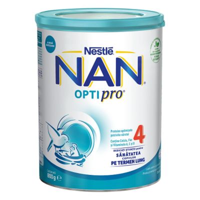 7613035424654 Formula de lapte Premium, Nestle, Nan 4 Optipro, 800 g