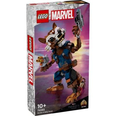 N01076282_001w 5702017590325 LEGO® Super Heroes - Rocket si bebelusul Groot (76282)