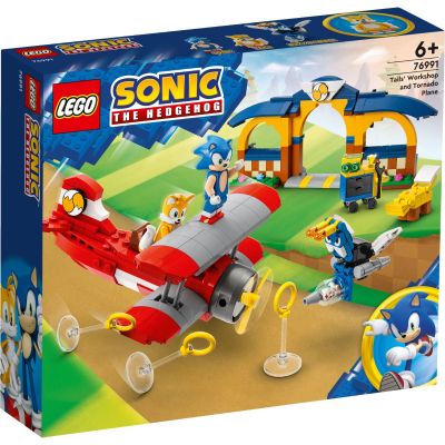 N01076991_001w 5702017419497 LEGO® Sonic The Hedgehog - Atelierul lui Tails si avion Tornado (76991)