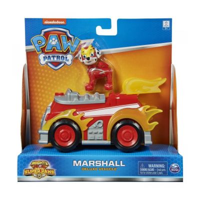 778988318300 Masinuta cu figurina Paw Patrol, Deluxe, Marshall 20127441 (1)