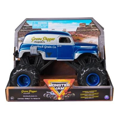 Masina metalica, Monster Jam, Grave Digger Currituck Grain, 20144302