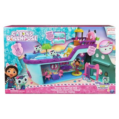 Set de joaca cu papusa, Gabbys Dollhouse, Nava de croaziera, 6068572