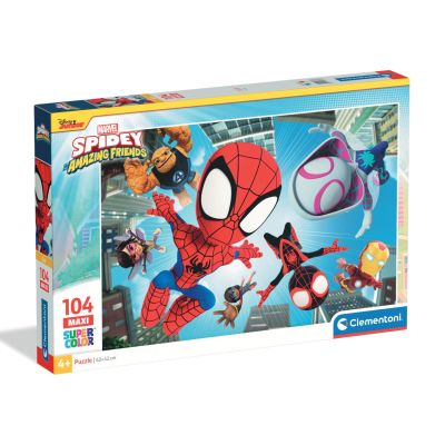 N00023777_001w 8005125237777 Puzzle Clementoni Maxi, Spidey and his amazing friends, 104 piese