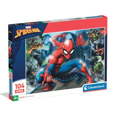 N00025044_001w 8005125250448 Puzzle Clementoni, Spider-Man, 104 piese