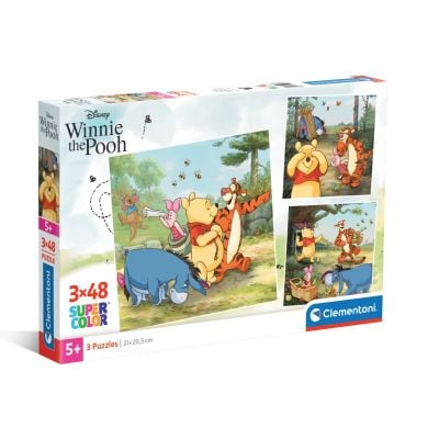 N00025063_001w 8005125250639 Puzzle Clementoni, Disney Winnie the Pooh, 3 x 48 piese