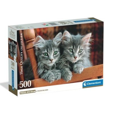 N00035580_001w 8005125355808 Puzzle Clementoni, Pisiciute, 500 piese
