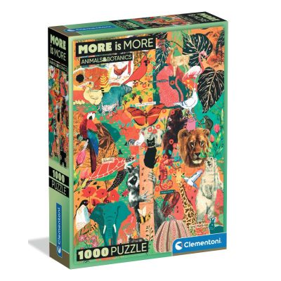 N01037073_001w 8005125370733 Puzzle Clementoni, Animale si botanica, 1000 piese
