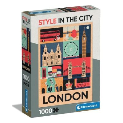 N00039844_001w 8005125398447 Puzzle Clementoni, Style in the city, London, 1000 piese