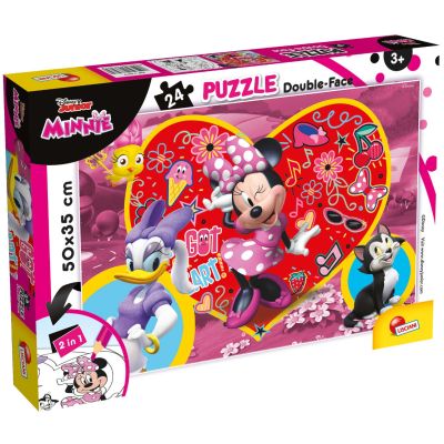 N01073979_001w 8008324073979 Puzzle Lisciani, Disney Minnie Mouse, Plus, 24 piese
