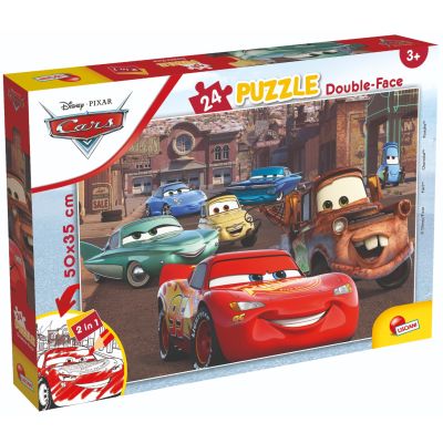 N01086221_001w 8008324086221 Puzzle 2 in 1 Lisciani Disney Cars, Plus, 24 piese
