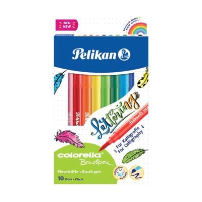 Set carioci Pelikan Colorella Super Brush, 10 buc