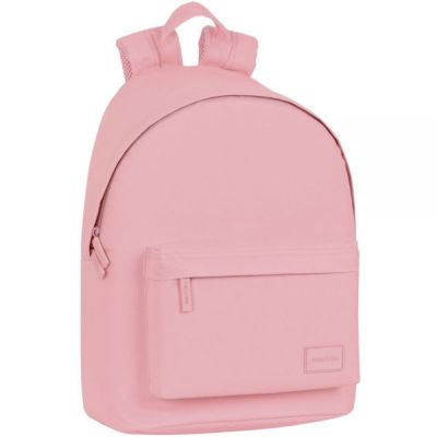 Rucsac cu buzunar laptop, tableta, Safta, Basic, Pink, 31 x 41 x 16 cm