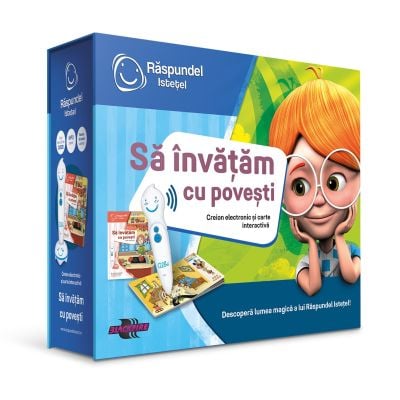 N00060017_001w 8590228098269 Carte interactiva si creion, Raspundel Istetel, Sa invatam cu povesti