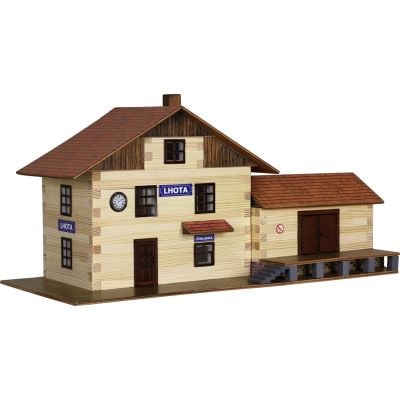 N00003036_001 8594036430365 Set de constructie arhitectura, Walachia, Gara, 213 piese din lemn