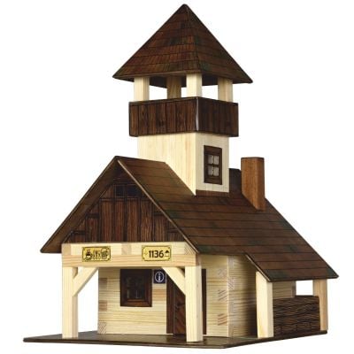 N00003040_001 8594036430402 Set de constructie arhitectura, Walachia, Refugiu montan, 135 piese din lemn