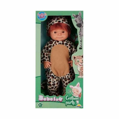 S00040041_001w 8680863026236 Papusa Bebelou in costum de leopard, Dollz n More, 40 cm