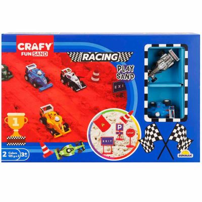 50%Set de modelare, Crafy, Racing Play, 13 piese, 250 g
