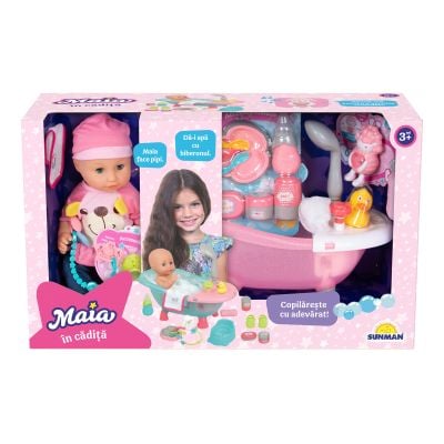 S00004283_001w 8680863042830 Set de joaca cu papusa Maia in cadita