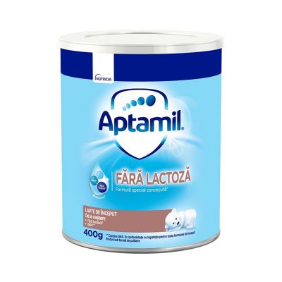 21806_001 8712400718066 Lapte praf de inceput Aptamil fara lactoza, 400 g