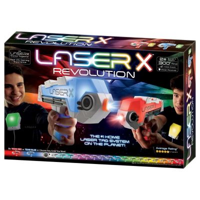 88046_001w 042409880463 Set Blaster Revolution Double Laser X