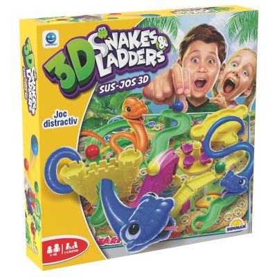 S01061149_001w 8849786114950 Joc de societate, Smile Games, 3D Snakes si Ladders