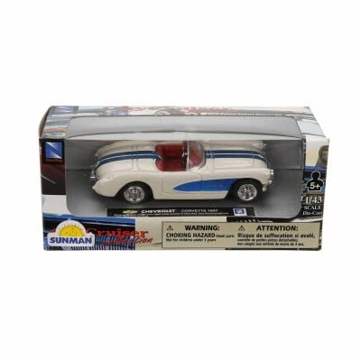 S00048257_017w 93577485240 Masina metalica, New Ray, Chevrolet Corvette 1957, 1:43