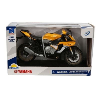 S00057803_003w 93577578034 Motocicleta metalica, New Ray, Yamaha YZF-R1 2016, Galben, 1:12