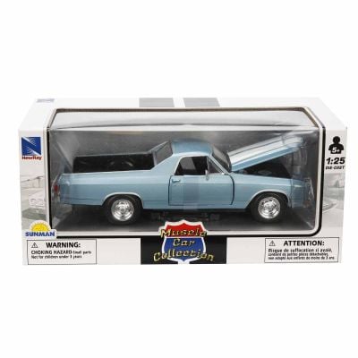 Masina metalica, New Ray, 1970 Chevrolet El Camino SS, Blue, 1:25