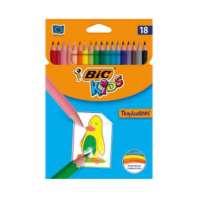 9375172_001w Set creioane colorate Tropicolors Bic, P18