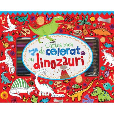 9786060241362 Cartea mea de colorat cu dinozauri