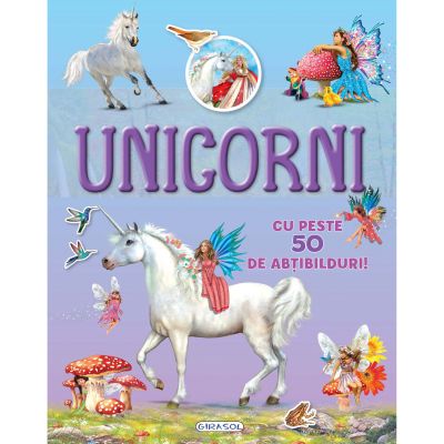 9786060241560 EG1560_001w Carte cu abtibilduri Cauta si lipeste, Unicorni