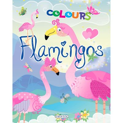 9786060241720 EG1720_001w Carte de colorat. Girasol, Flamingos Colours, bleu