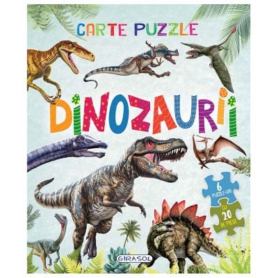 Carte cu 6 puzzle-uri, Dinozaurii