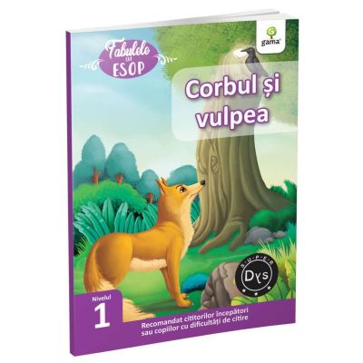 Corbul si vulpea, Fabulele lui Esop, Nivelul 1