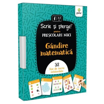 Gandire matematica, Prescolari mici, Scrie si sterge