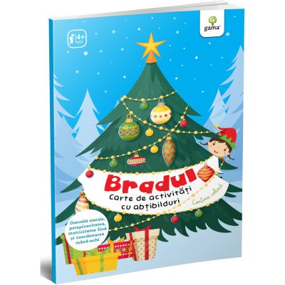 N00024848_001w 9786068248486 Bradul, Carte de activitati cu abtibilduri, Activitatile mele de Craciun