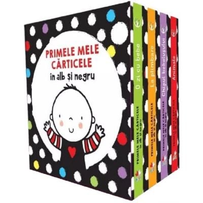 Cutie, Bebe invata, Primele mele carticele in alb si negru