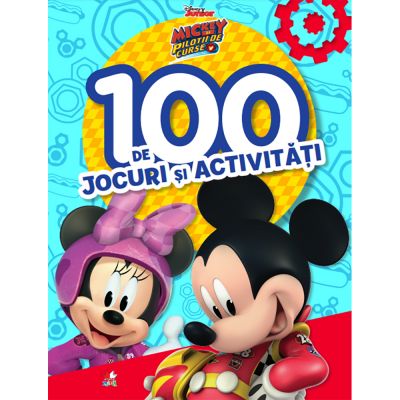 CADDIV151_001w Carte Editura Litera, Disney. Mickey si pilotii de curse. 100 de jocuri si activitati