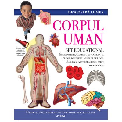 CEDIV107_001w Carte Editura Litera, Descopera Lumea, Corpul uman