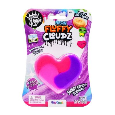 CK301016 Sweet Candy Slime parfumat cu surpriza, Compound Kings, Neon Fluffy Cloudz, Sweet Candy, 90 g