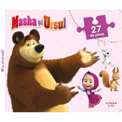 CMASAD11_001w 9786060735281 Masha si Ursul, Cine sunt azi?, 3 puzzle-uri distractive