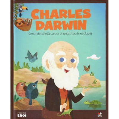 CPBME11_001w Carte Editura Litera, Micii Eroi, Charles Darwin