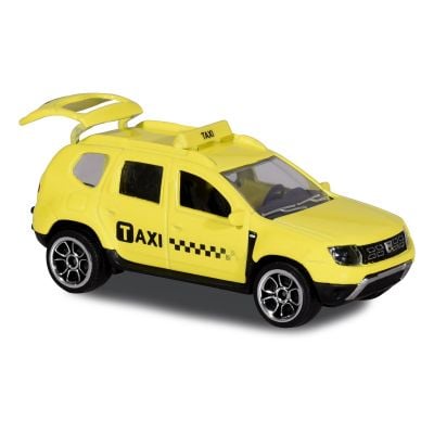 212057181SRO_103w 3467452048436 Masinuta Dacia Duster Majorette, 7.5 cm, Taxi