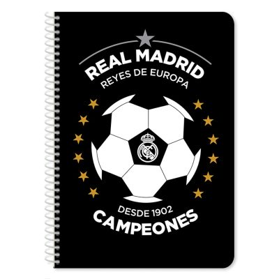 DK000170820_001w Caiet diactando cu spirala Real Madrid, 60 file, 17 x 25 cm