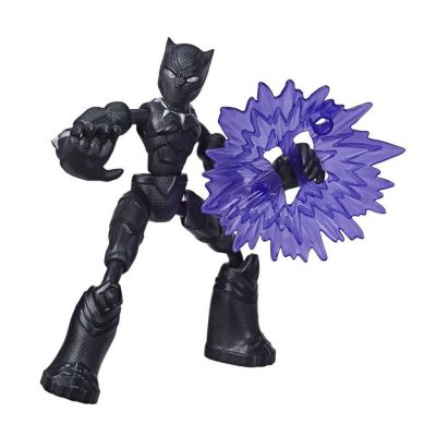E7377_001w Figurina flexibila Avengers Bend and Flex, Black Panther (E7868)