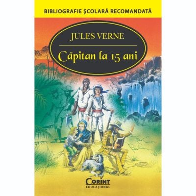 EDU.182_001w Carte Editura Corint, Capitan la 15 ani, Jules Verne